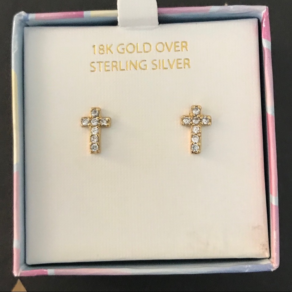 Never Been Worn : Cross Earings